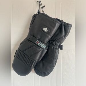 Heavy-Duty Choko Leather Gloves Thermal Padded Outdoor Mitts Snowmobile Winter